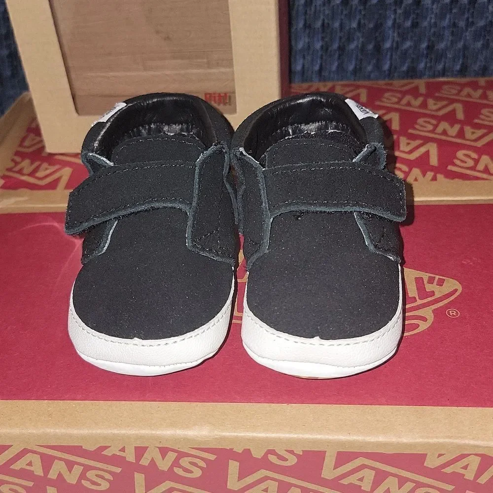 New Vans Chukka V Moc Moccasin Crib Shoes Soft Bottom Fringe Size 3 • 3-6 month